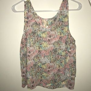 Frenchi Floral Tank Top
